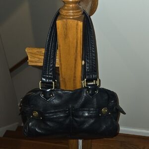 Marc Jacobs Black Leather Shoulder Bag